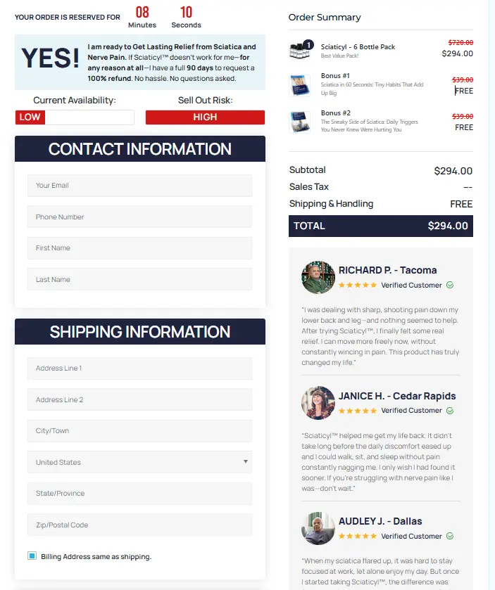 Sciaticyl - Secure Page